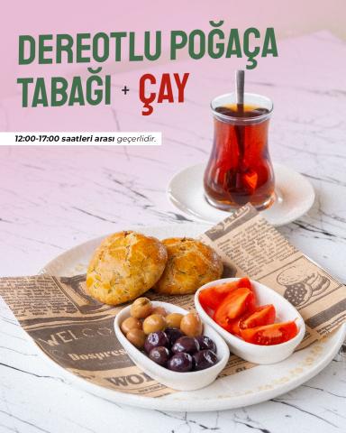 Dereotlu poğaça tabağı 